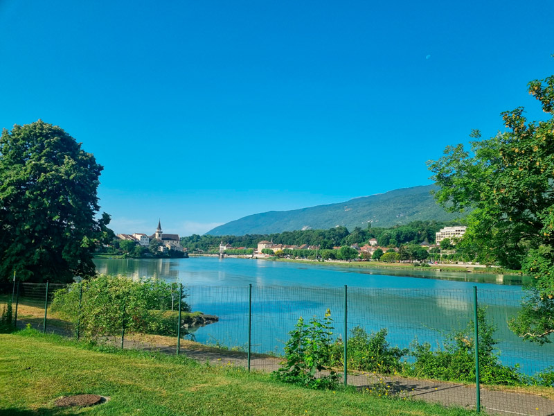 Vue sur le Rhône